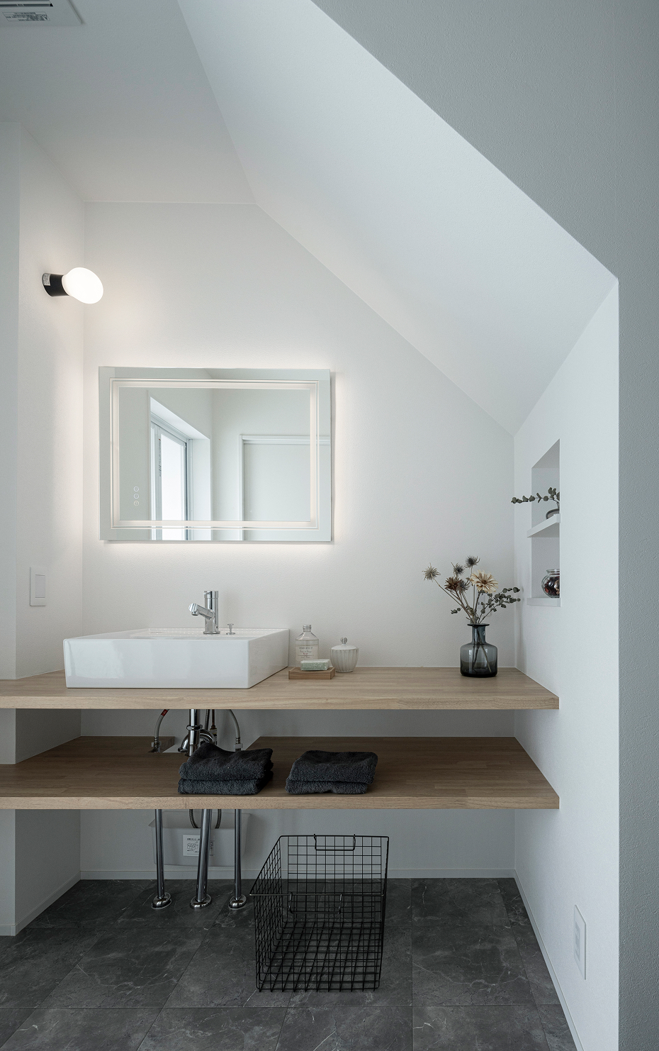 スカイテラスのあるホテルライクな家