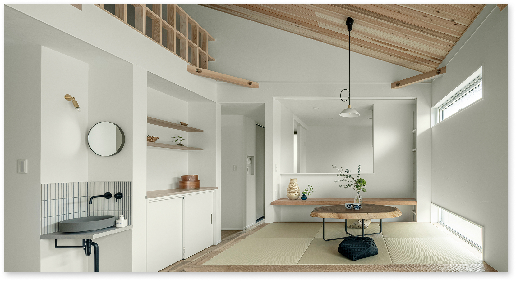 薪ストーブを愉しむ、中津川30坪の半平屋。