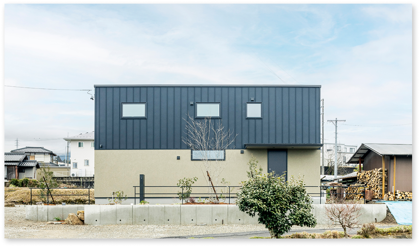 薪ストーブを愉しむ、中津川30坪の半平屋。